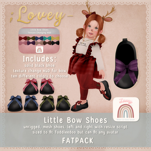 ;Lovey- Little Bow Shoe