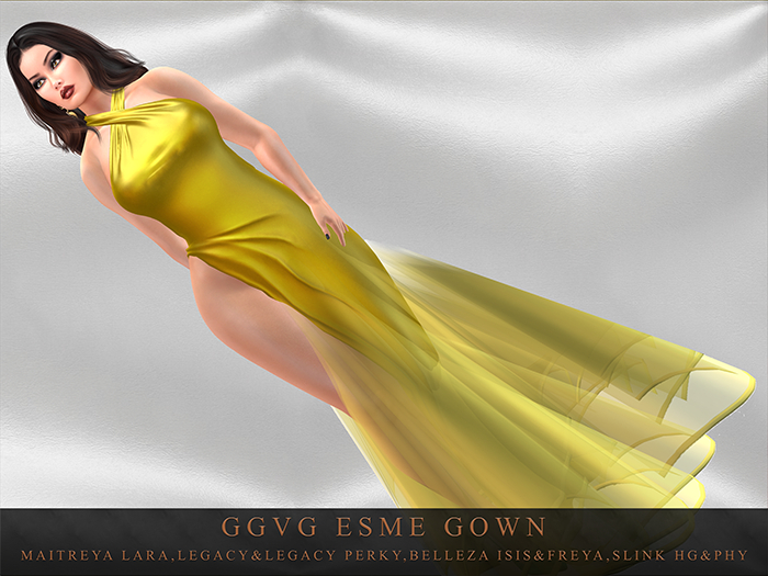 GGVG ESME GOWN GOLDY