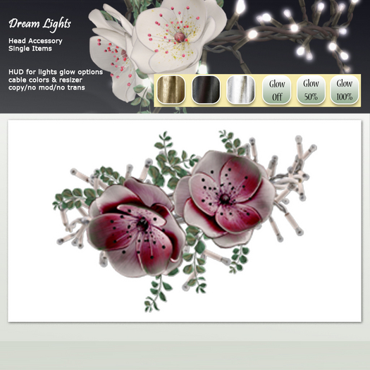 *LODE* Head Accessory - Dream Lights [cherry]