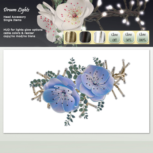 *LODE* Head Accessory - Dream Lights [blue]