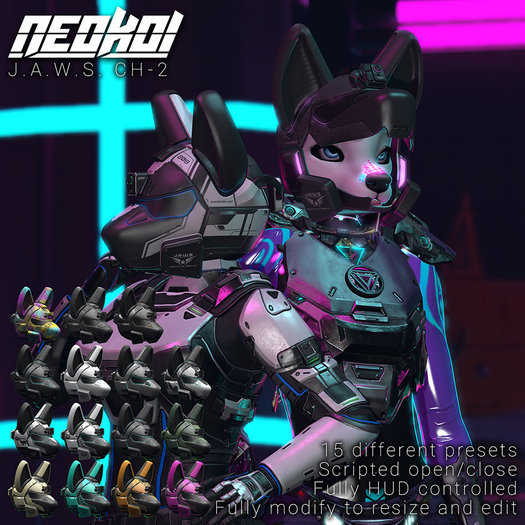 [NEOKOI] J.A.W.S CH-2 Canine Helmet
