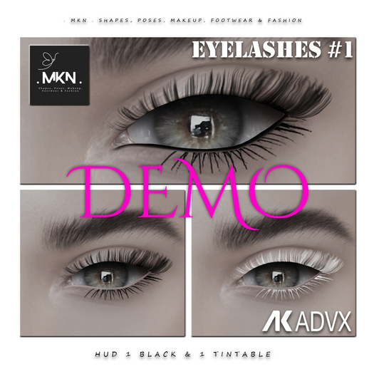 DEMO . MKN . Eyelashes #1 [AK ADVX] 