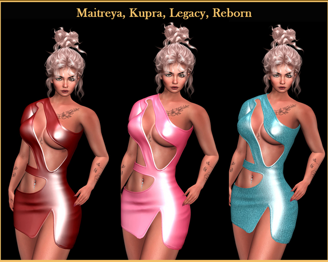 Demo Selina sexydress, Maitreya, Kupra. Legacy, Reborn