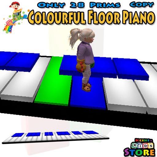 Colourful Floor Piano