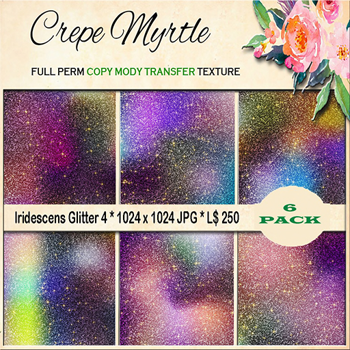 Crepe Myrtle Iridescens Glitter 4