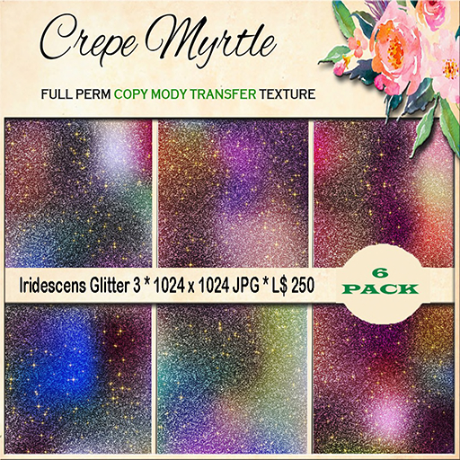 Crepe Myrtle Iridescens Glitter 3