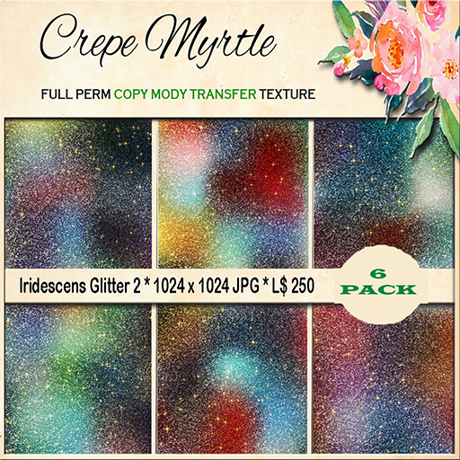 Crepe Myrtle Iridescens Glitter 2
