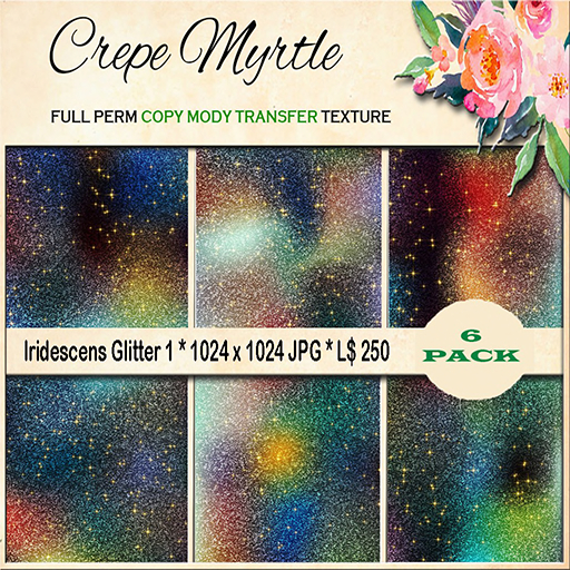 Crepe Myrtle Iridescens Glitter 1