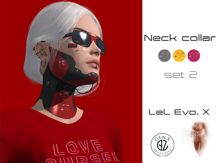 2faces - 2F-K6 - neck collar - set 2