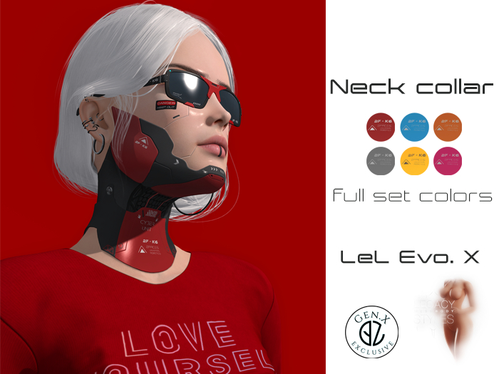 2faces - 2F-K6 - neck collar - full set