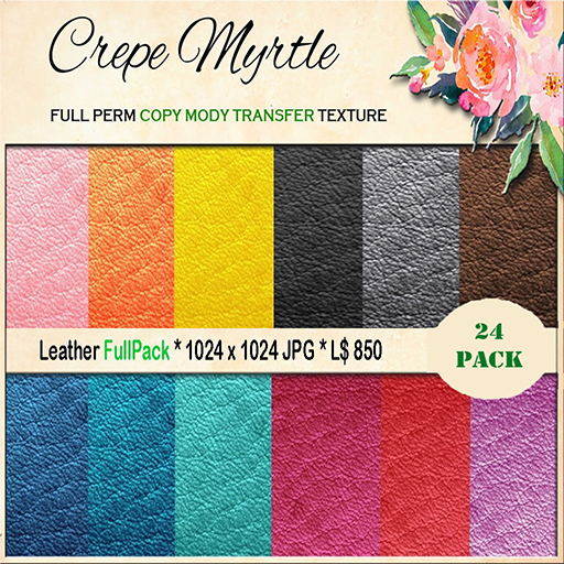 Crepe Myrtle Leather FullPack