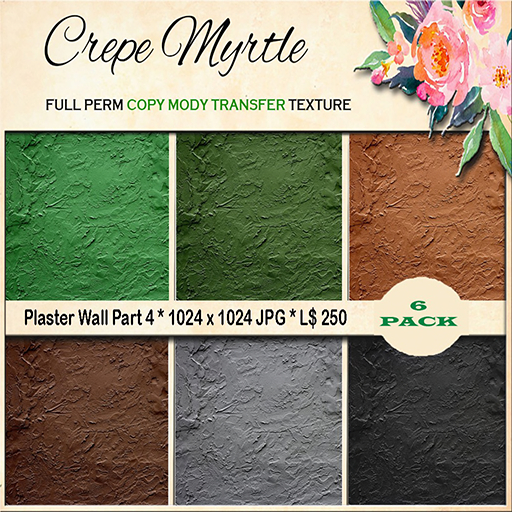 Crepe Myrtle Plaster Wall Part 4