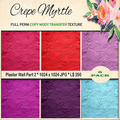 Crepe Myrtle Plaster Wall Part 2