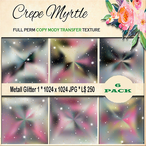 Crepe Myrtle Metall Glitter 1