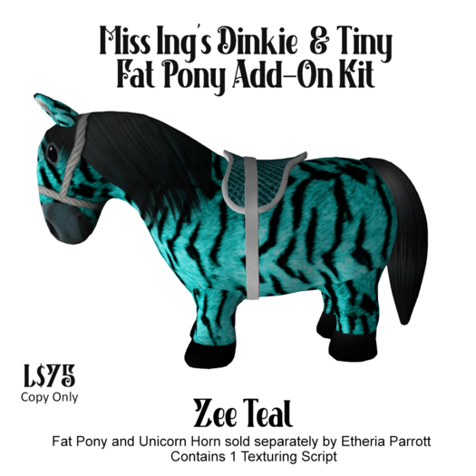 Miss Ing's Fat Pony Add-On Kit Zee Teal