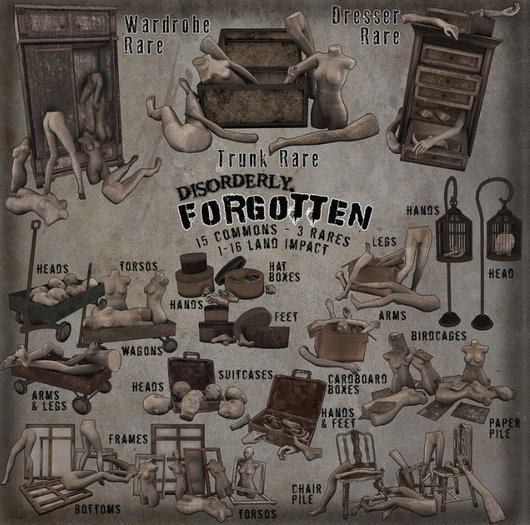 DISORDERLY. / Forgotten / Hat Box / Feet