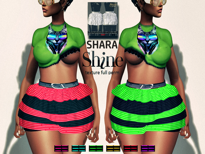 AJ [SHINE FULL PERM] SKIRT SHARA  _TEXTURE FULL PERM