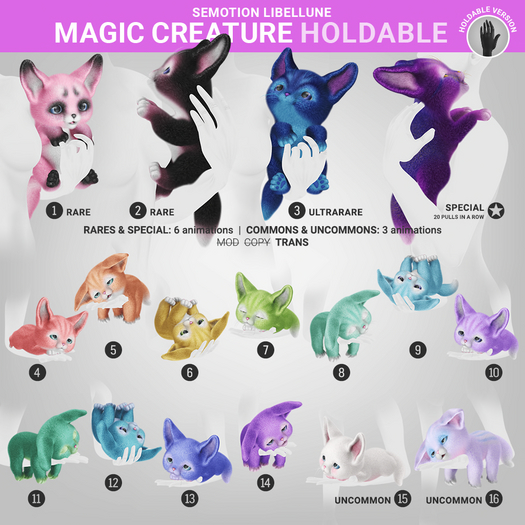 SEmotion Libellune Magic Creature Holdable COMMON 04