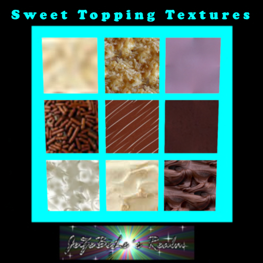 (JD) 9 Frosting & Toppings Textures