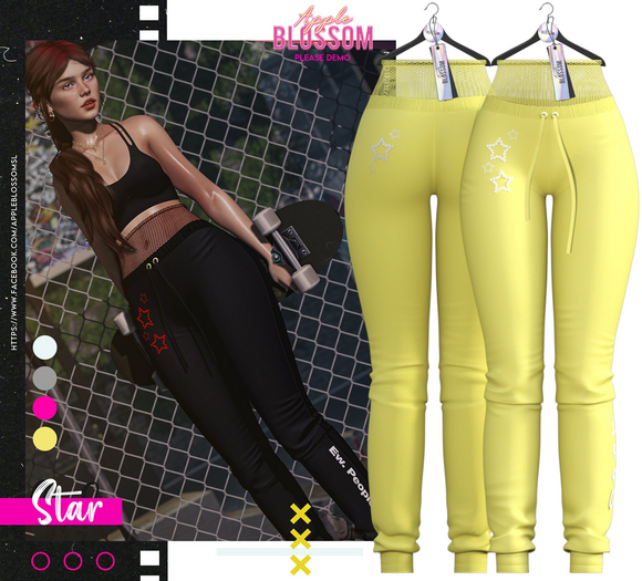 Apple Blossom // Star Pants No.6