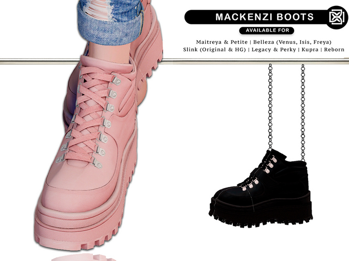 Addams "Mackenzi" Hiker Boots #30