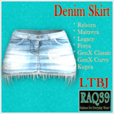 [R39] Denim Skirt-LTBJ