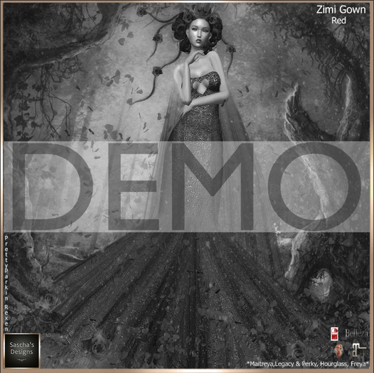 SAS - DEMO Zimi Red Gown (MB) 