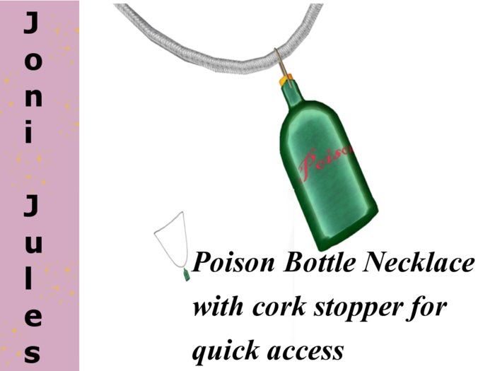 Poison Bottle Necklace 