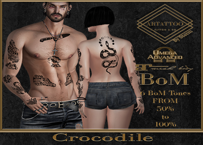 Artattoo Croccodile   