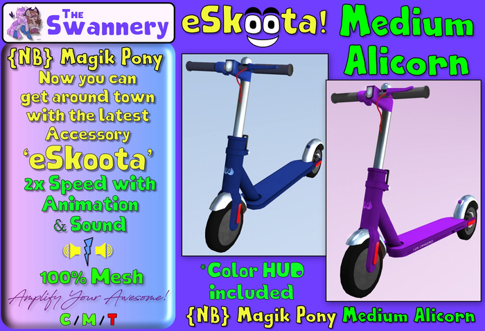 {NB} Medium Alicorn eSkoota!