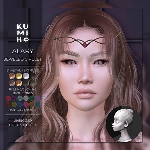.[ KUMIHO ]. Alary Jeweled Circlet FATPACK