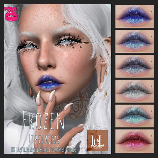 [POUT!] Frozen Lipstains - Evo X