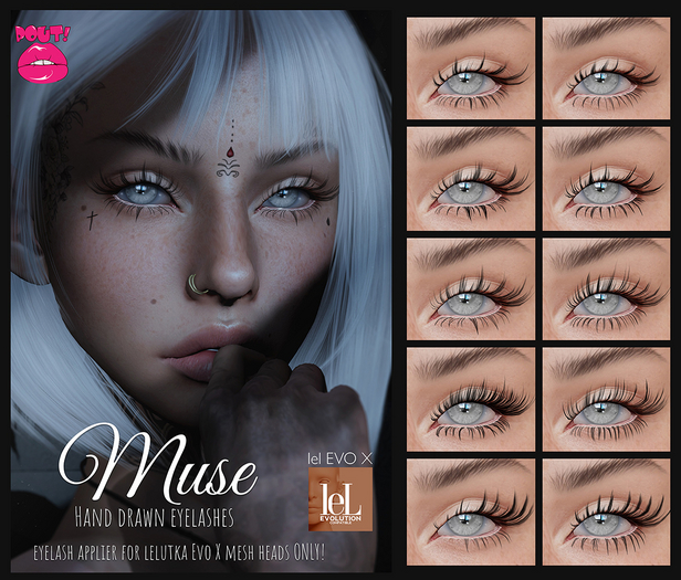 [POUT!] Muse hand-drawn lashes - EVO X 