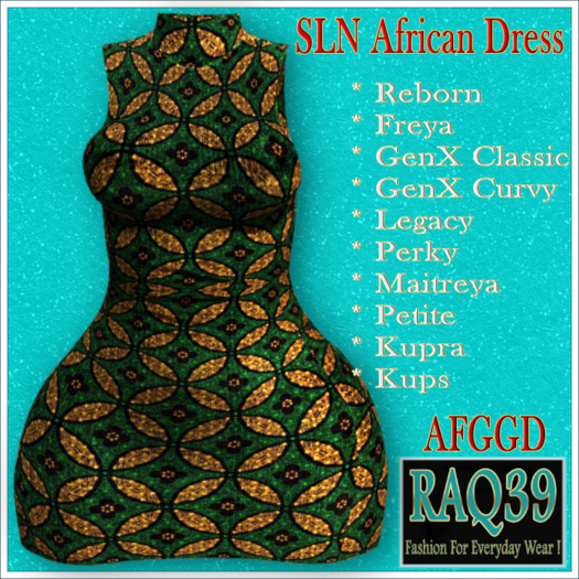 [R39] SLN African Dress-AFGGD