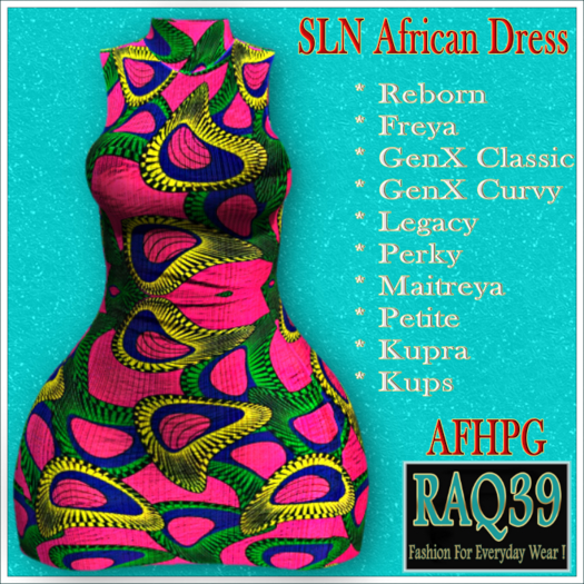 [R39] SLN African Dress-AFHPG