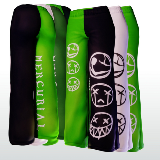 : mercurial : split sweats : green