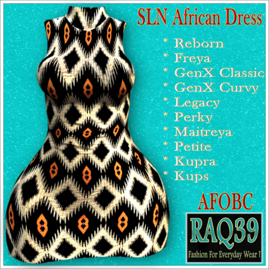 [R39] SLN African Dress-AFOBC