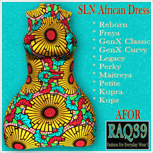 [R39] SLN African Dress-AFOR
