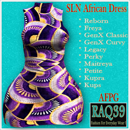 [R39] SLN African Dress-AFPG