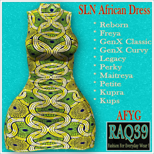 [R39] SLN African Dress-AFYG