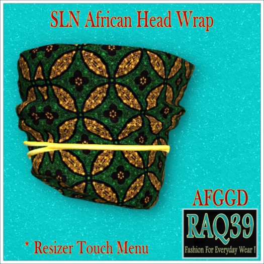 [R39] SLN African Head Wrap-AFGGD