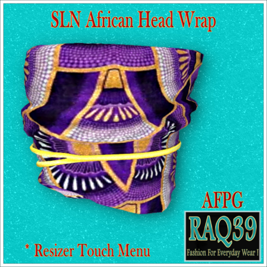 [R39] SLN African Head Wrap-AFPG