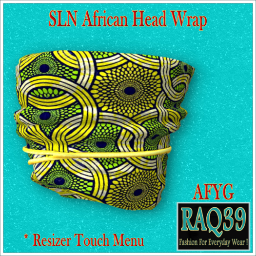 [R39] SLN African Head Wrap-AFYG