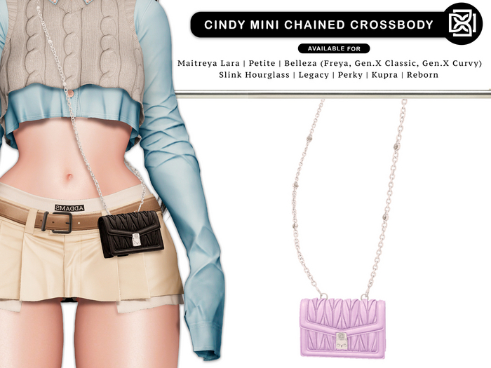 Addams // Cindy Mini Chained Crossbody // N*10