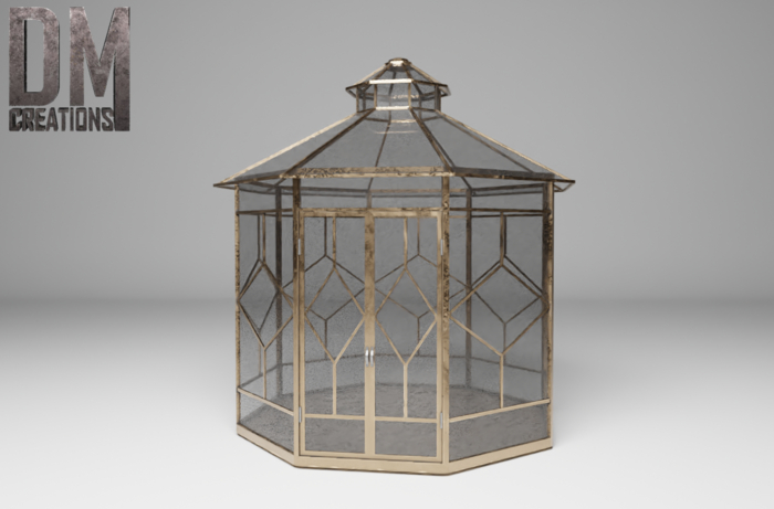 Copper Gazebo Full Perm Mesh