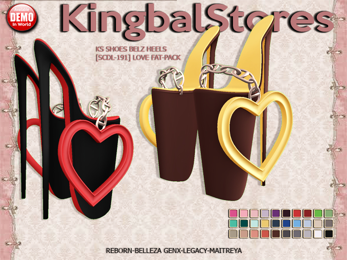 KS SHOES BELZ HEELS [SCDL-191] LOVE FAT-PACK