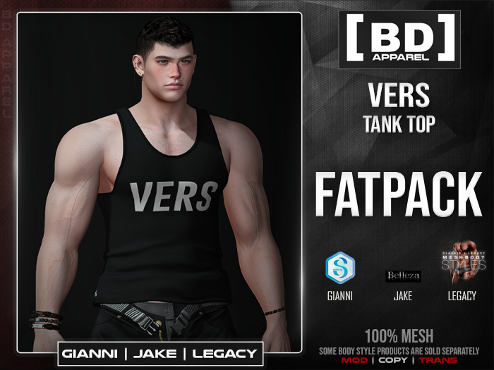 [BD] Vers Tank Top FAT PACK