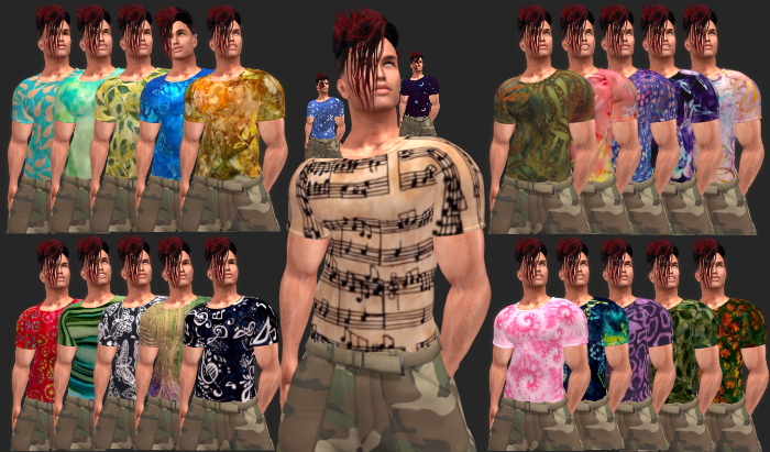 WW Tee Shirt (male) V11 - 4 MP