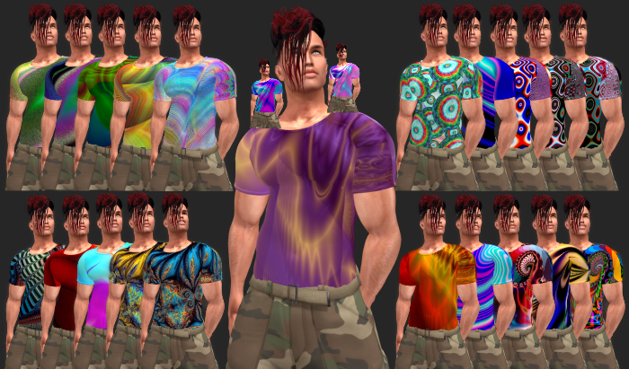 WW Tee Shirt (male) V13 - 4 MP