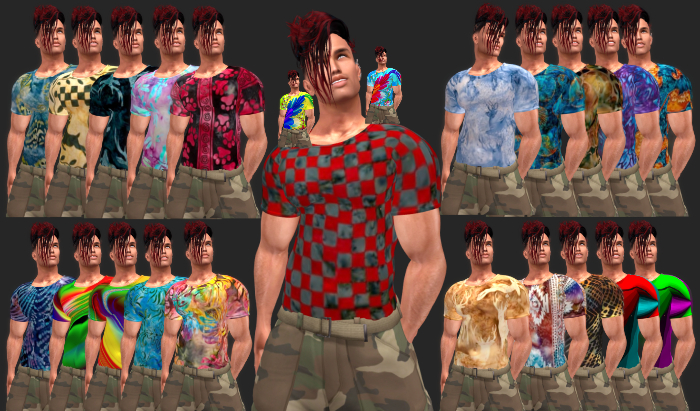 WW Tee Shirt (male) V14 - 4 MP